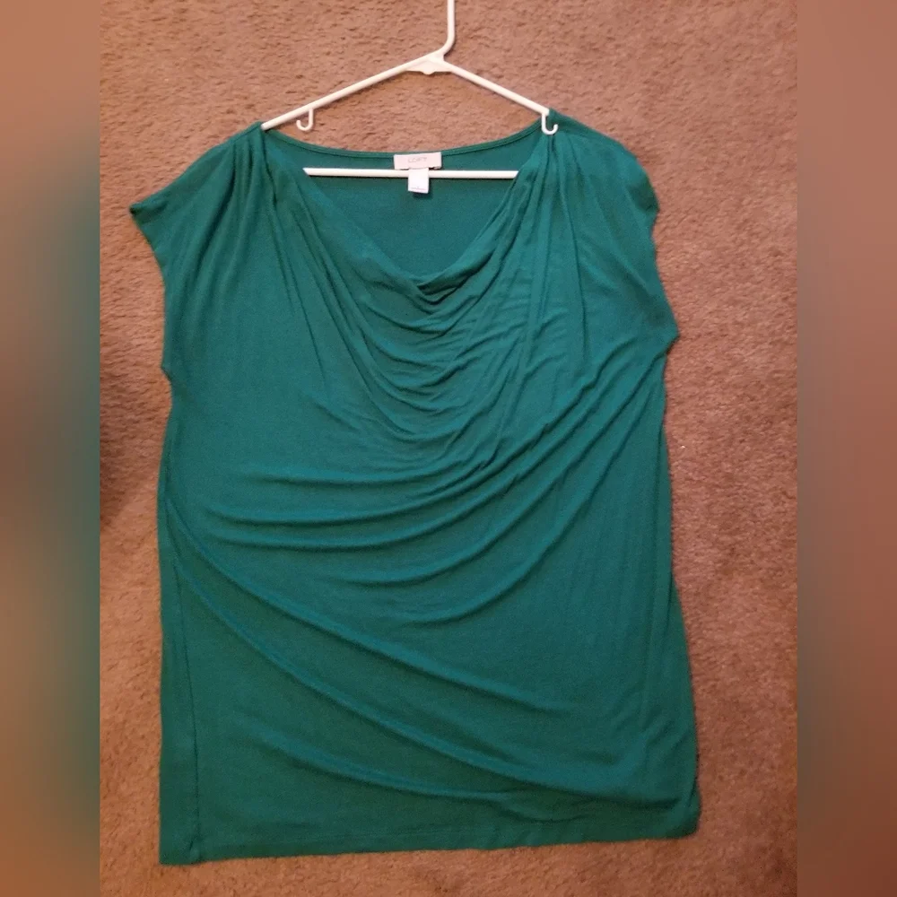 Green Sleeveless Ann Taylor Loft L - Picture 6 of 7